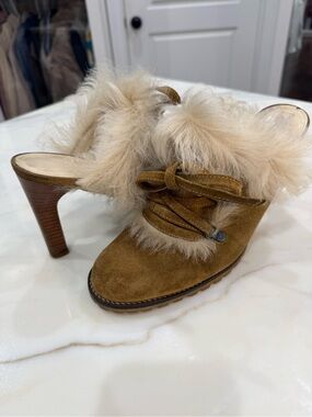 Coach Kristy Suede Mules